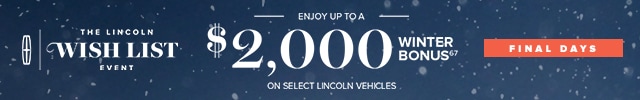 Lincoln Wish List Event Final Days